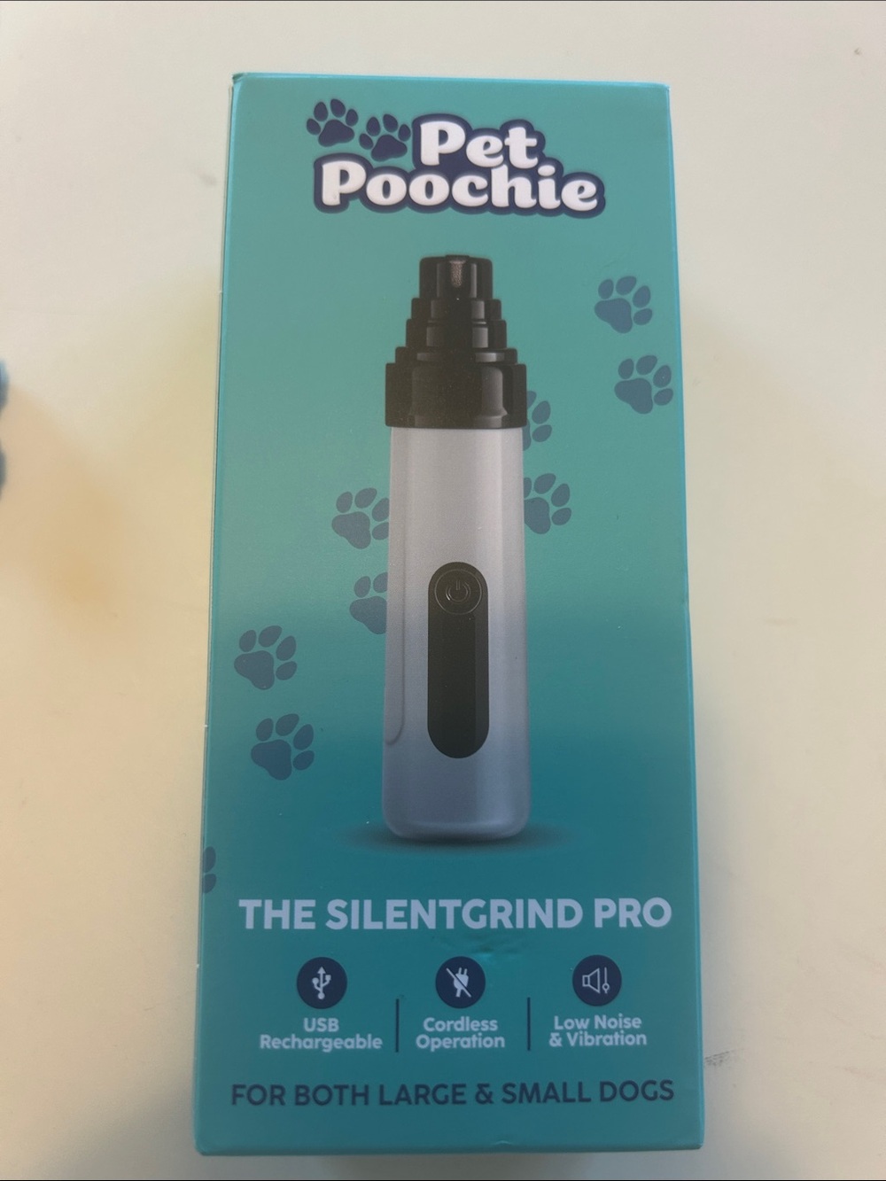 The SilentGrind Pro Dog Nail Grinder - Teal/Black